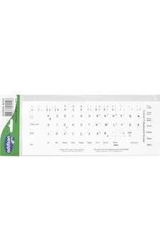 Addıson 300167 Türkçe Q Gri Klavye Stıker