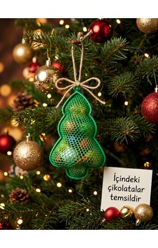 Yılbaşı Ağaç Süsü Hediyelik 3'lü Paket -