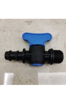 Damlama Sulama Plastik Vana 20 Mm 3/4" 50 Adet