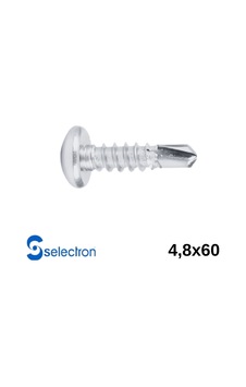 Selectron 4,8 X 60 Yıldız Silindir Başlı Matkap Uçlu Vida 400 Ad. Selectron 4,8 X 60 Yıldız Silindir Başlı Matkap Uçlu Vida 400 Ad.