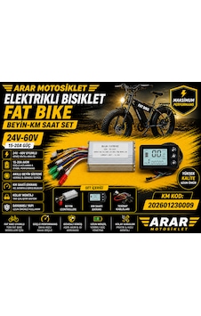 Elektrikli Bisiklet Fat Bıke 24v-60v 15-20a Beyin-km Saat Set-3054 Elektrikli Bisiklet Fat Bıke 24v-60v 15-20a Beyin-km Saat Set-3054