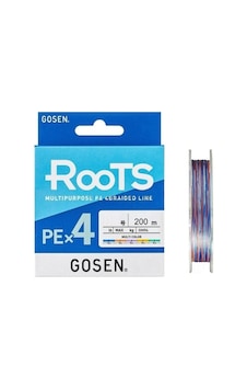 Gosen X4 Roots Pe 4 Örgü Spin İpi 200mt Multi Color 0.5 Pe Gosen X4 Roots Pe 4 Örgü Spin İpi 200mt Multi Color 0.5 Pe