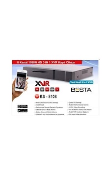 Xvr 8 Kanal Kamera Kayıt Cihazı Kd-8108s