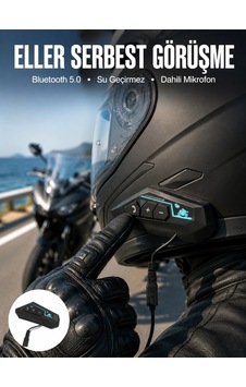 Kask Kulaklığı Motosiklet Intercom Interkom Dinleme Konuşma Özellikli Su Geçirmez 18151373 Kask Kulaklığı Motosiklet Intercom Interkom Dinleme Konuşma Özellikli Su Geçirmez 18151373