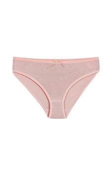 Kit İç Giyim Yıldız 12'li Bambu Penye Kadın Bikini Model Külot Pudra Kit İç Giyim Yıldız 12'li Bambu Penye Kadın Bikini Model Külot Pudra