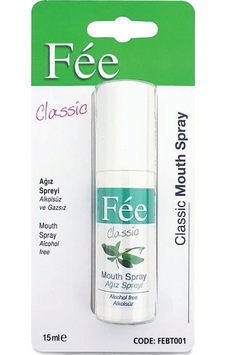 Fee Classic Alkolsüz Ağız Spreyi 15 ML