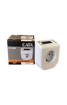 Zaman Ayarlı Dijital Saatli Priz Ct-9182