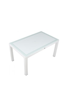 Depootoptan Mandella 90X150 Wood Masa (Camlı) Beyaz Depootoptan Mandella 90X150 Wood Masa (Camlı) Beyaz