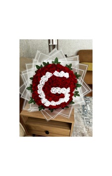Gül Buketi 101 Adet Harf Detaylı Kadife Gül Kırmızı - 636626942 Kırmızı Gül Buketi 101 Adet Harf Detaylı Kadife Gül Kırmızı - 636626942 Kırmızı