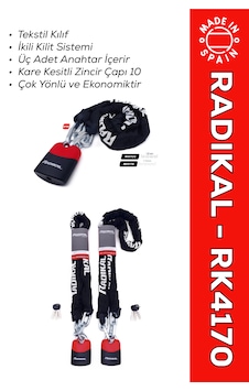 Rk4170 Çok Yönlü 10 Mm Çapında Zincir Kilit Zincir Kilidi
