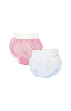 Sema Baby 2'li Lüks Alıştırma Külodu 16-22 kg - Beyaz/Pembe Sema Baby 2'li Lüks Alıştırma Külodu 16-22 kg - Beyaz/Pembe