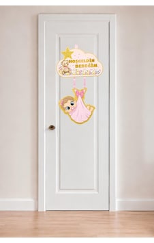 Hoş Geldin Bebeğim Kız Kapı Süsü Pembe Ayıcıklı Hastane Odası Kapı Süsü & Bebek Karşılama Dekoru Hoş Geldin Bebeğim Kız Kapı Süsü Pembe Ayıcıklı Hastane Odası Kapı Süsü & Bebek Karşılama Dekoru