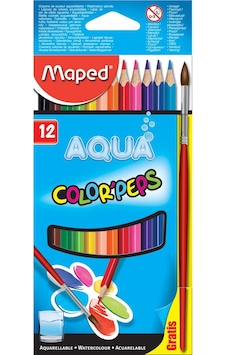 Maped Color'Peps Aqua Suluboya Kalemi 12 Renk