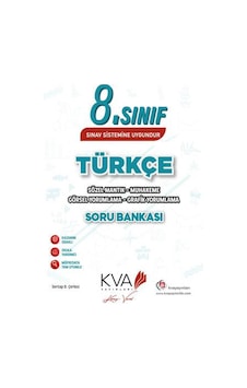 8. Sınıf Sözel Mantık Muhakeme Soru Bankası - KVA Yayınları 8. Sınıf Sözel Mantık Muhakeme Soru Bankası - KVA Yayınları