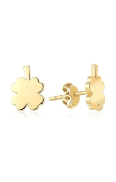 Sembolgold Yonca Altın Küpe Sembolgold Yonca Altın Küpe
