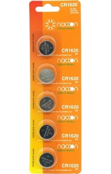 Naccon Cr1620 3v Lityum Pil 5li Blister Naccon Cr1620 3v Lityum Pil 5li Blister