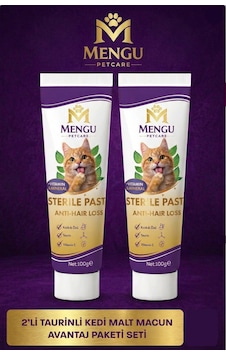 Tüy Dökülme Engelleyici, Tüy Yumağı Ve Kusma Önleyici Multivitamin Kedi Malt Macun 100 Gr - 2 Li Set Tüy Dökülme Engelleyici, Tüy Yumağı Ve Kusma Önleyici Multivitamin Kedi Malt Macun 100 Gr - 2 Li Set