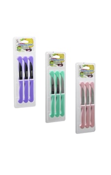 6pcs Meyve Renkli Plastik Saplı Vakumlu Ambalaj Brkt-806155 Bx40 Açık Mavi - Altın 6pcs Meyve Renkli Plastik Saplı Vakumlu Ambalaj Brkt-806155 Bx40 Açık Mavi - Altın