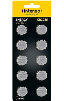 Intenso Energy Ultra CR2025 3 V Blister Lithium Düğme Pil 10'lu Intenso Energy Ultra CR2025 3 V Blister Lithium Düğme Pil 10'lu