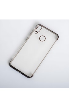 Huawei Honor 8c Kılıf Dört Köşeli Lazer Silikon Kılıf Siyah Huawei Honor 8c Kılıf Dört Köşeli Lazer Silikon Kılıf Siyah