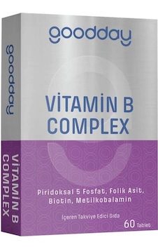 Goodday Vıtamın B Complex 60 Tablet Goodday Vıtamın B Complex 60 Tablet