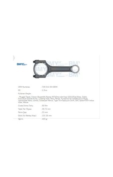 Piston Kolu Linea-fiorino-bipper-corsa 1.3jtd Piston Kolu Linea-fiorino-bipper-corsa 1.3jtd