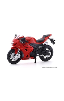 Suzuki Gsx-r1000 Kırmızı 1/18 Motosiklet Diecast Model Suzuki Gsx-r1000 Kırmızı 1/18 Motosiklet Diecast Model