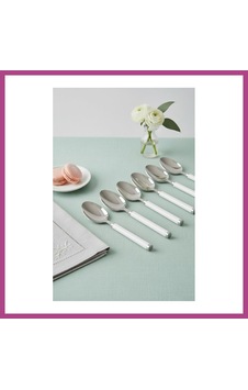Gees Global 6 Lı Paslanmaz Çelik Tatlı Kaşığı Seti Beyaz Saplı 15 Cm Gbzs Gees Global 6 Lı Paslanmaz Çelik Tatlı Kaşığı Seti Beyaz Saplı 15 Cm Gbzs
