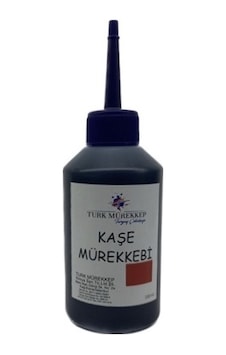 Turk Mürekkep Kaşe Mürekkebi 100 ML Kırmızı Turk Mürekkep Kaşe Mürekkebi 100 ML Kırmızı