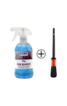 Stark T44 Ph Nötr Güçlü Demir Tozu Sökücü 500ml + Detay Fırçası 2 Li Set Stark T44 Ph Nötr Güçlü Demir Tozu Sökücü 500ml + Detay Fırçası 2 Li Set