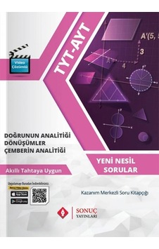 Doğrunun ve Çemberin Analitiği Dönüşümler Sonuç Yayınları N11.26370 Doğrunun ve Çemberin Analitiği Dönüşümler Sonuç Yayınları N11.26370