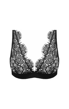Deep Secret Siyah Saçaklı Dantel Bralet Deep Secret Siyah Saçaklı Dantel Bralet