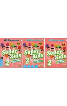 Kırmızı Beyaz 2. Sınıf Woohoo Süper Kids Set 3 Kitap