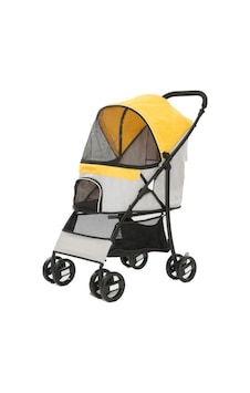 Eurodog - 29 - Katlanabilir Köpek Arabası Sarı - Spt-gld - 67x47x98 Cm Eurodog - 29 - Katlanabilir Köpek Arabası Sarı - Spt-gld - 67x47x98 Cm