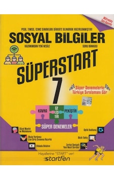 7 Sınıf Sosyal Bilgiler Süperstart Soru Bankası Startfen Yay 7 Sınıf Sosyal Bilgiler Süperstart Soru Bankası Startfen Yay