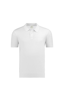 Anthony Jackson Premium Erkek Triko Polo Yaka T-shirt Giovanni Beyaz