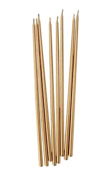 El Yapımı Gold Mum 25 cm El Yapımı Gold Mum 25 cm