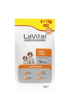 La Vital Kuzulu Küçük Irk Yavru Köpek Maması 6 KG + 1 KG La Vital Kuzulu Küçük Irk Yavru Köpek Maması 6 KG + 1 KG