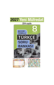 8. Sınıf 2027 Türkçe Beceri Temelli Soru Bankası 8. Sınıf 2027 Türkçe Beceri Temelli Soru Bankası