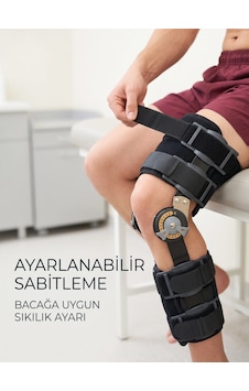 Mey İthalat Açı Ayarlı Dizlik Yan Menteşeli Ayarlanabilir Cırtlı Diz Destek Aparatı Mey İthalat Açı Ayarlı Dizlik Yan Menteşeli Ayarlanabilir Cırtlı Diz Destek Aparatı