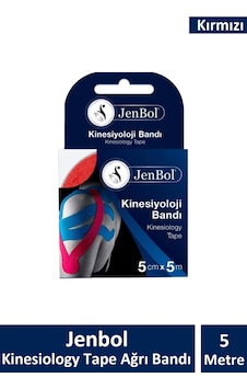 Jenbol Kinesiology Tape Bandı 5 Cm X 5 M - Kırmızı Jenbol Kinesiology Tape Bandı 5 Cm X 5 M - Kırmızı