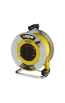 Stanley Profesyonel Metal Bakır Kablolu Makara 50M 3X2.5 MM Kapaklı Ip44 Termikli - SXECFM2RCXE