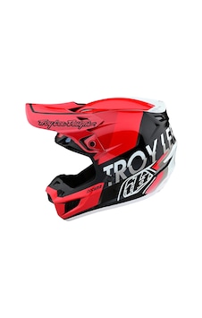 Troy Lee Desings Se5 Composite Qualifıer Cross Kask Siyah - Kırmızı