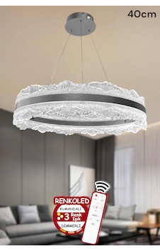 3 Renk Işıklı Kumandalı Modern Sarkıt Led Avize Ledli Avize Salon ,oda ,mutfak ,hol 40 Cm Çiçek Antrasit Gümüş 3 Renk Işıklı Kumandalı Modern Sarkıt Led Avize Ledli Avize Salon ,oda ,mutfak ,hol 40 Cm Çiçek Antrasit Gümüş