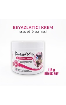 Eşek Sütü Özlü Yoğun Nemlendirici Yüz Ve Vücut Bakım Kremi 115 G Beyazlatıcı Aydınlatıcı Tone-up Krem Eşek Sütü Özlü Yoğun Nemlendirici Yüz Ve Vücut Bakım Kremi 115 G Beyazlatıcı Aydınlatıcı Tone-up Krem