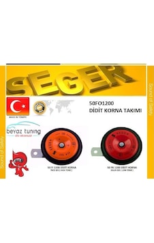 Seger Didit Korna Seti 12V İnce-Kalın Seger Didit Korna Seti 12V İnce-Kalın