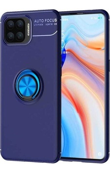 Oppo Reno A73 Kılıf Zore Ravel Silikon Kapak Mavi Oppo Reno A73 Kılıf Zore Ravel Silikon Kapak Mavi