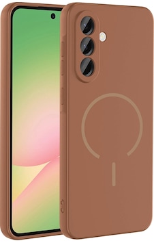 Samsung Uyumlu Galaxy A56 Kılıf M-safe Şarj Özellikli Zore Meta Kapak Çok Renkli