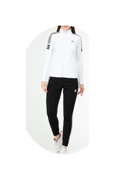 Adidas Ba-2658 Kadın Polyester Eşofman Takımı Beyaz Adidas Ba-2658 Kadın Polyester Eşofman Takımı Beyaz