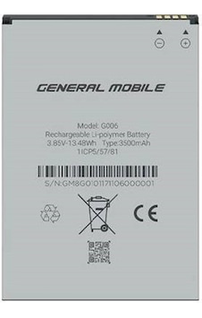 General Mobile Gm8 Go Batarya Pil Telefon Bataryası Pil Bandı Yanında General Mobile Gm8 Go Batarya Pil Telefon Bataryası Pil Bandı Yanında